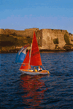 Sailing past Charles Fort
